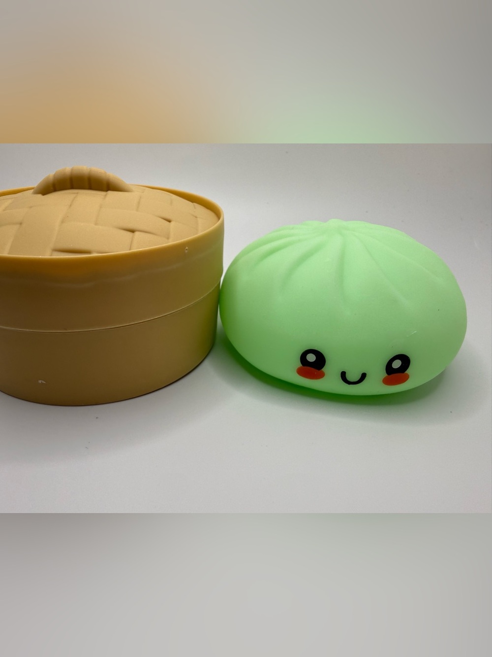 Bun mystery viral dumpling green squishy